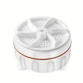 1pc Portable Mini Washing Machine for Underwear and Clothing - Small and Convenient Rotating Wave Vibration Laundry Machine for Dormitories and T